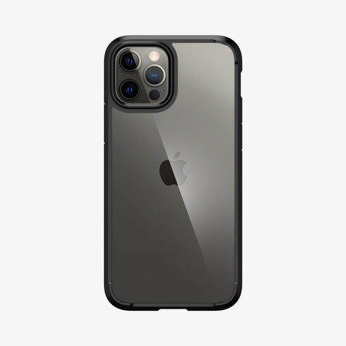 ACS01618 - iPhone 12 Pro Max Case Ultra Hybrid in crystal clear showing the back